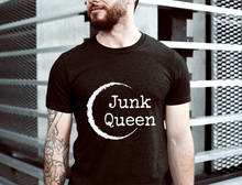 Load image into Gallery viewer, Junk Queen - Black - Unisex Heavy Cotton T-shirt
